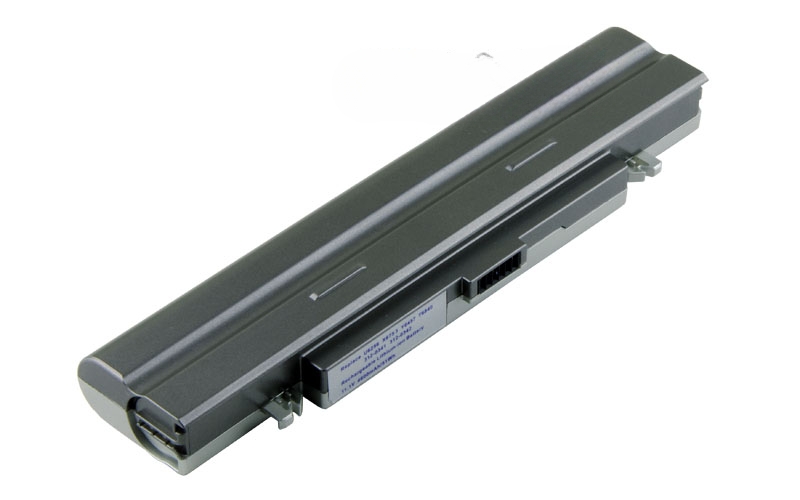 11.1V 5200mAh/58Wh 6-Cell Battery for Dell Latitude X1 (P/N: 312-0341 312-0342 415-10257 T6840 U6256 X6753 Y6457) – Front view top 45° angle