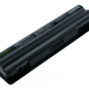 11.1V 5200mAh/58Wh 6-Cell Battery for Dell XPS 14 15 17 L401X L501X L502X L701X L702X (P/N: 312-1123 J70W7 JWPHF) – Front view top 45° angle