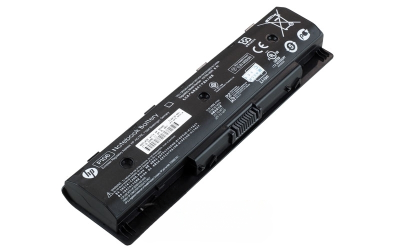 11.1V 5200mAh/58Wh 6-Cell Battery for HP Pavilion 17 HP Envy P106 (P/N: HSTNN-DB4N 710416-001 HSTNN-LB4N) – Front view top 45° angle