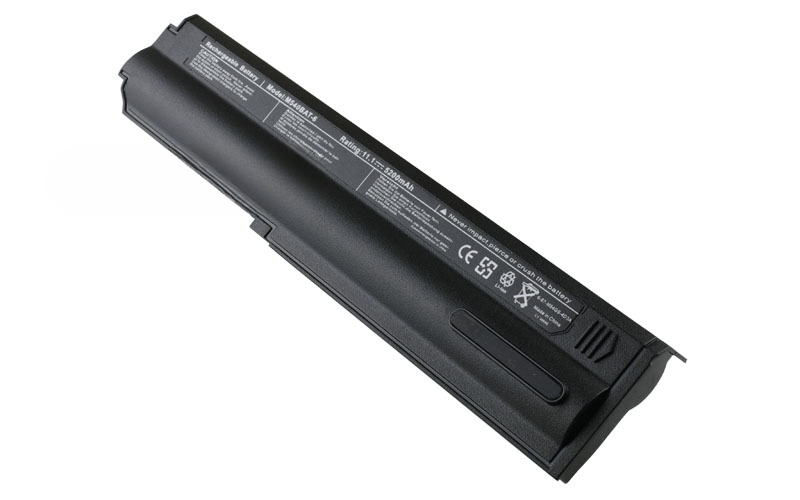11.1V 5200mAh/58Wh 6-Cell Battery for&nbsp;Proline/Clevo M545G M540G M550G M551G (P/N:&nbsp;M540BAT-6) – Front view top 45° angle