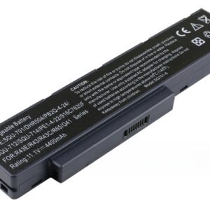 11.1V 52Wh 6-Cell Battery for Packard Bell EasyNote MH35 MH36 MH45 Hera C (P/N: EUP-PE1-4-22 SQU-701 916C5810F) – Front view top 45° angle