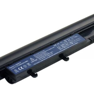 11.1V 58Wh 6-Cell Battery for Acer Aspire 3410 3810T 4810T 5810T Acer TravelMate 8371G 8471 8571 (P/N: AS09D31 AS09D36 AS09D56 AS09D70) – Front view top 45° angle