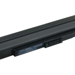 11.1V 58Wh 6-Cell Battery for Acer Aspire One 531 531h 751 751h (P/N: UM09A31 UM09A41 UM09A71 UM09A73 UM09B73) – Front view top 45° angle