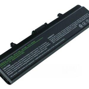 11.1V 58Wh 6-Cell Battery for Dell Inspiron 1440 1750 (P/N: K450N 312-0940 J414N 0F972N) – Front view top 45° angle