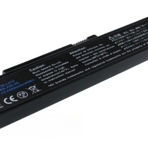 11.1V 58Wh 6-Cell Battery for Fujitsu Siemens Esprimo Mobile V5515 V5535 V5555 Fujitsu Esprimo Mobile V5535 (P/N: FOX-EFS-SA-22F-06 FOX-EFS-SA-XXF-06 S26391-F6120-L470 SMP-EFS-SS-22E-06) – Front view top 45° angle