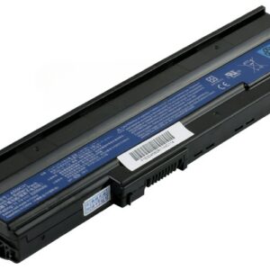11.1V 58Wh 6-Cell Battery for Gateway NV40 NV4001c NV4005c NV4400 Acer Extensa 5635Z (P/N: AS09C31 AS09C71 AS09C75) – Front view top 45° angle