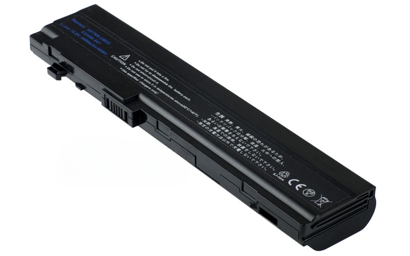 11.1V 58Wh 6-Cell Battery for HP Mini 5101 5102 5103 (P/N: HSTNN-DB0G HSTNN-UB0G 579027-001 532486-541) – Front view top 45° angle