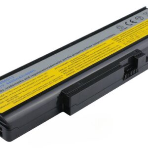 11.1V 58Wh 6-Cell Battery for Lenovo IdeaPad Y450 Y450a Y550 Y550a Y550p (P/N: L08O6D13 L08S6D13 L08L6D13 55Y2054) – Front view top 45° angle