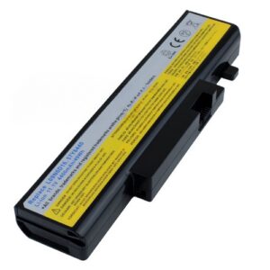 11.1V 58Wh 6-Cell Battery for Lenovo IdeaPad Y460 460A 460G 460P 560 560A 560P (P/N: 57Y6440 L09N6D16 121000916 121000917 121000918) – Front view top 45° angle