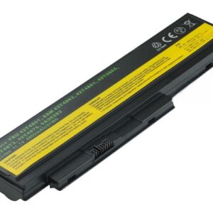 11.1V 58Wh 6-Cell Battery for Lenovo ThinkPad X220 X220T X220i (P/N: ASM 42T4862 FRU 42T4861 FRU 42T4863 FRU 42T4865 FRU 42T4873 FRU 42Y4864 FRU 42Y4868 FRU 42Y4874) – Front view top 45° angle