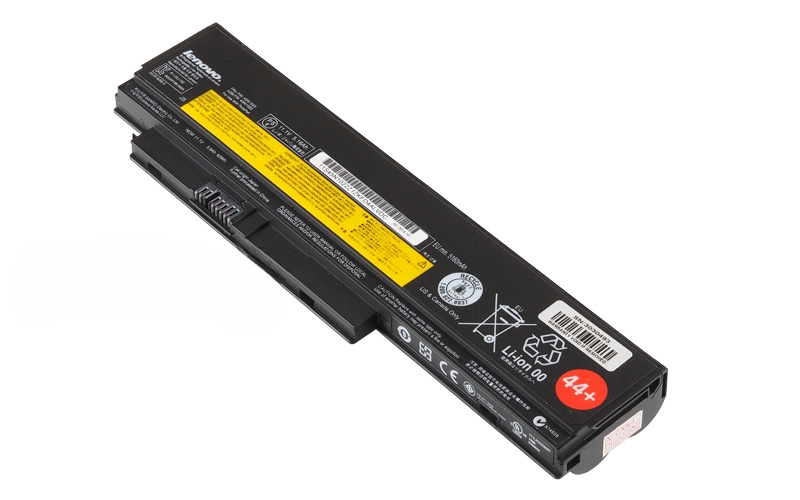 11.1V 58Wh 6-Cell Battery for Lenovo ThinkPad X230i X230s (P/N: 42T4861 45N1023 45N1022) – Front view top 45° angle