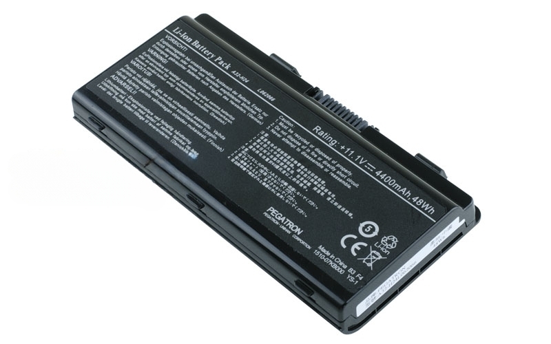 11.1V 58Wh 6-Cell Battery for LG R450 (P/N: A32-H24) – Front view top 45° angle