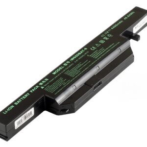 11.1V 58Wh 6-Cell Battery for Mecer W650SR (P/N: W650BAT-6 6-87-W650S-4E42) – Front view top 45° angle