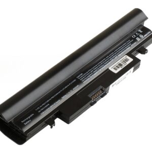 11.1V 58Wh 6-Cell Battery for Samsung NP-N148 NP-N150 NP-N145 NP-N143 (P/N: AA-PB2VC6B AA-PL2VC6B) – Front view top 45° angle