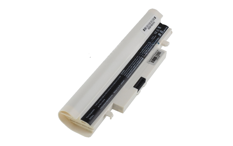 11.1V 58Wh 6-Cell Battery for Samsung NP-N150 NP-N148 (P/N: AA-PB2VC6W AA-PL2VC6W) – Front view top 45° angle