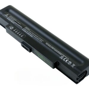11.1V 58Wh 6-Cell Battery for Samsung NP-Q35 NP-Q45 NP-Q70 (P/N: AA-PB5NC6B AA-PB5NC6B/E) – Front view top 45° angle