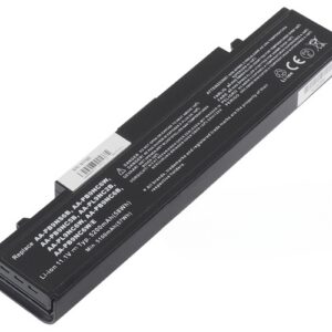 11.1V 58Wh 6-Cell Battery for Samsung R519 NP300E5C R410 R470 RV510 R610 R710 X360 X460 (P/N: AA-PB9NC6B AA-PB9NS6B AA-PB9NC6W AA-PB9NC5B AA-PL9NC2B AA-PL9NC6W) – Front view top 45° angle