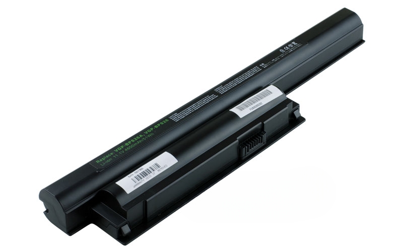 11.1V 58Wh 6-Cell Battery for Sony VAIO VPC-CB16FW VPC-CB48EC VPC-EG35EA/P VPC-EH28FJ/B (P/N: VGP-BPS26 VGP-BPS26A) <strong><span style= – Front view top 45° angle