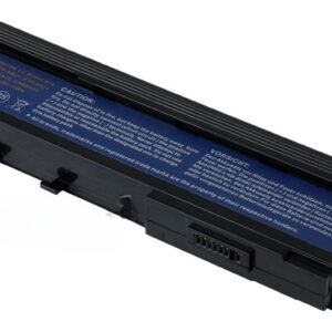 11.1V 73Wh 9-Cell Battery for Acer Aspire 3620 3670 5560 Acer Extensa 4230 Acer TravelMate 2420 2470 3240 4520 4720 4320 6292 6593 (P/N: BTP-ANJ1 BTP-AQJ1 BTP-ARJ1) – Front view top 45° angle