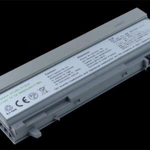 11.1V 73Wh 9-Cell Battery for Dell Latitude E6400 E6410 E6500 E6510 Dell Precision M2400 M4400 M4500 (P/N: 312-0748 312-0754 312-0917 KY477 U844G PT434 451-10583 FU571 GU715) – Front view top 45° angle