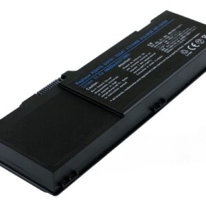 11.1V 7800mAh/87Wh 9-Cell Battery for Dell Inspiron 1501 6400 E1505 PP20L Dell Latitude 131L Dell Vostro 1000 (P/N: GD761 KD476 PD942 TD347 UD264 UD267 XU937) – Front view top 45° angle