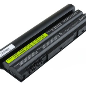 11.1V 7800mAh/87Wh 9-Cell Battery for Dell Latitude E5420 E5420m E5430 E5520 E5520m E5530 (P/N: 04NW9 05G67C 312-1163 312-1311 312-1324 451-11694 451-12048) – Front view top 45° angle