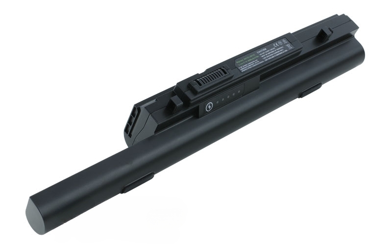 11.1V 7800mAh/87Wh 9-Cell Battery for Dell Studio XPS 16 1640 1645 1647 M1640 M1645 M1647 (P/N: 312-0814 312-0815 X411C 451-10692 U011C W298C W303C) – Front view top 45° angle