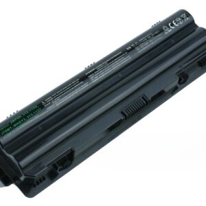11.1V 7800mAh/87Wh 9-Cell Battery for Dell XPS 14 15 17 L401X L501X L502X L701X L702X (P/N: 312-1123 312-1127 J70W7 453-10186 JWPHF) – Front view top 45° angle