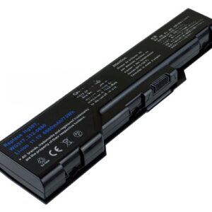 11.1V 7800mAh/87Wh 9-Cell Battery for Dell XPS M1730 (P/N: 0XG510 312-0680 HG307 WG317 XG510) – Front view top 45° angle