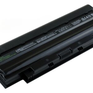 11.1V 87Wh 9-Cell Battery for Dell Inspiron 13R 14R 15R N3010 N4010 N5010 N7010 Dell Vostro 3450 3550 3555 3750 (P/N: 04YRJH 07XFJJ 383CW J1KND 312-0233 312-0234) – Front view top 45° angle