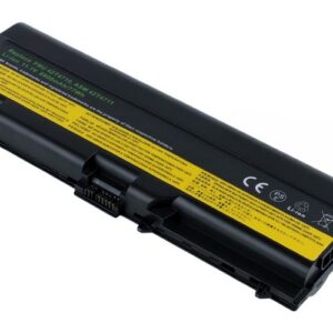 11.1V 87Wh 9-Cell Battery for Lenovo ThinkPad SL510 SL410 T410i T420i T510i T520i W510 W520 ThinkPad Edge 14" 15" E420 E520 E525 (P/N: FRU 42T4797 FRU 42T4799 FRU 42T4819 FRU 42T4803 FRU 42T4751 ASM 42T4752 ASM 42T4796 57Y4185 57Y4186 51J0499 51J0500) – Front view top 45° angle