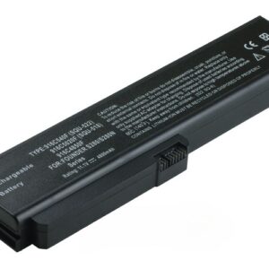 11.1V&nbsp;4400mAh/49Wh 6-Cell Battery for Fujitsu Siemens Amilo&nbsp;Pro V3205 V3206 Si1520 (P/N:&nbsp;SQU-518&nbsp;SQU-522&nbsp;916C4850F&nbsp;916C5020F 3UR18650F-2-QC12W) – Front view top 45° angle