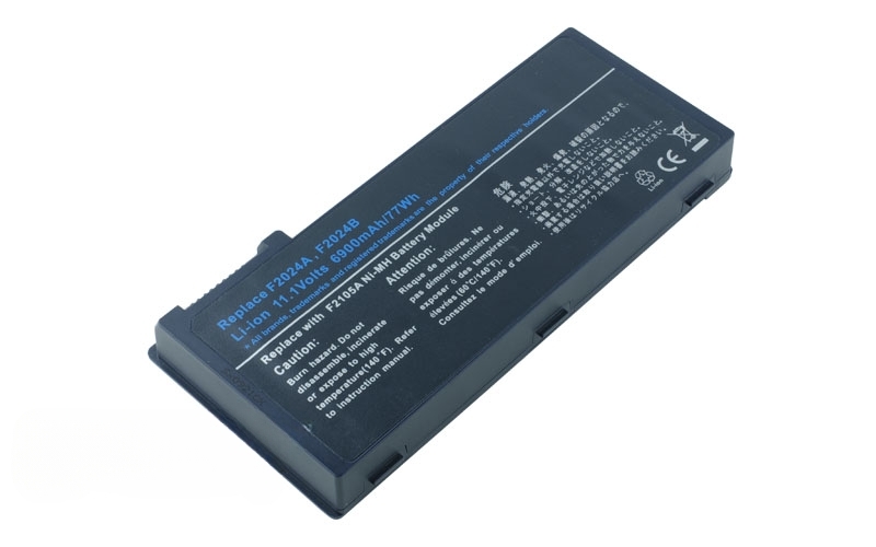 11.1V&nbsp;6600mAh/73Wh 9-Cell Battery for&nbsp;HP OmniBook XE3 HP Pavilion N5100 N5450&nbsp;N5200&nbsp;XH35 (P/N:&nbsp;F2024A F2024B F2193) – Front view top 45° angle