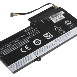 11.3V 41Wh 3-Cell Li-Polymer Battery for Lenovo ThinkPad E450 E455 E460 E465 E470 E475 (P/N: 45N1754 45N1755 45N1756 45N1757) – Front view top 45° angle