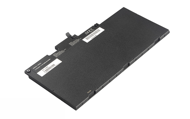 11.4V 47Wh 3-Cell Li-Polymer battery for HP EliteBook 840 G3 850 G3 755 G3 755 G4 HP ZBook 15u G3 (P/N: 800231-141 800513-001 CS03 CS03XL HSTNN-UB6S) – Front view top 45° angle