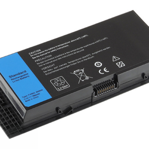 11.V 87Wh Li-ion Battery for Dell Precision&nbsp;M6700&nbsp;M4700 M6600 M4600(P/N: FV993 312-1177 PG6RC 451-11742 3DJH7 451-11743 451-11744 0FVWT4) – Front view top 45° angle