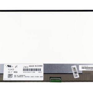 12.1" WXGA LCD Screen - LED Backlight - Resolution 1280 X 800 - Matte Surface - Small 40-Pin Bottom-right Connector – Front view – display panel