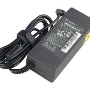 12V 5A 60W charger for HP Thin Client T5000 T5500 T5700 – Angled front – 3 sides visible