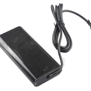 130W USB-C Charger for Dell XPS 15 9575 2-in-1 (P/N: 0K00F5) – Angled front – 3 sides visible