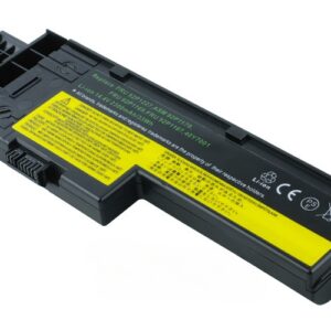 14.4V 2200mAh/32Wh 4-Cell Battery for IBM ThinkPad X60 X60s Lenovo ThinkPad X61 X61s (P/N: FRU 92P1167 ASM 92P1168 FRU 92P1169 FRU 42T4505 FRU 93P5027 40Y7001 42T4630 92P1168) – Front view top 45° angle
