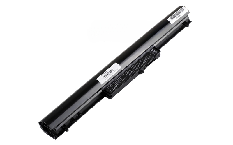 14.4V 2600mAh/37Wh 4-Cell Battery for HP ChromeBook 14 HP Pavilion SleekBook 14 15 (P/N: 694864-851 695192-001 HSTNN-YB4D) – Front view top 45° angle