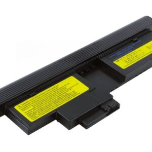 14.4V 4000mAh/58Wh Prismatic Li-ion Battery for Lenovo ThinkPad X200 Tablet X200t X201 Tablet X201t (P/N: FRU 42T4657 FRU 42T4658 ASM 42T4565 43R9256 43R9257) – Front view top 45° angle