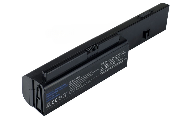 14.4V 4400mAh/63Wh 8-Cell Battery for HP ProBook 4210s 4310s (P/N: HSTNN-DB91 HSTNN-OB91 HSTNN-OB92 HSTNN-XB91 HSTNN-XB92) – Front view top 45° angle