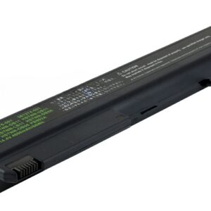 14.4V 63Wh 8-Cell Battery for HP Compaq 8510p 8710p NC8230 NC8430 NX7300 NX7400 NX8220 NX9420 (P/N: HSTNN-DB11 HSTNN-LB11 HSTNN-DB29 HSTNN-I04C PB992A PB992UT) – Front view top 45° angle
