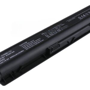 14.4V 75Wh 8-Cell Battery for HP Pavilion DV9000 DV9100 DV9200 DV9500 DV9600 DV9700 (P/N: EV087AA HSTNN-IB34 HSTNN-IB40) – Front view top 45° angle
