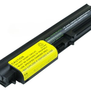 14.4V&nbsp;2200mAh/32Wh 4-Cell Battery for&nbsp;Lenovo ThinkPad T61 R61 7732 R61i 7742 R400 7443 T400 2764 (P/N:&nbsp;FRU 42T4552 ASM 42T5226 FRU 42T5227&nbsp;41U3196 ASM 42T5228) – Front view top 45° angle