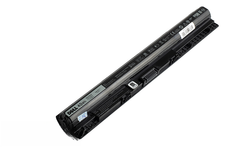 14.8V 2600mAh/38Wh 4-Cell Battery for Dell Inspiron 3451 3458 3551 3558 5551 5558 5758 (P/N: M5Y1K) – Front view top 45° angle