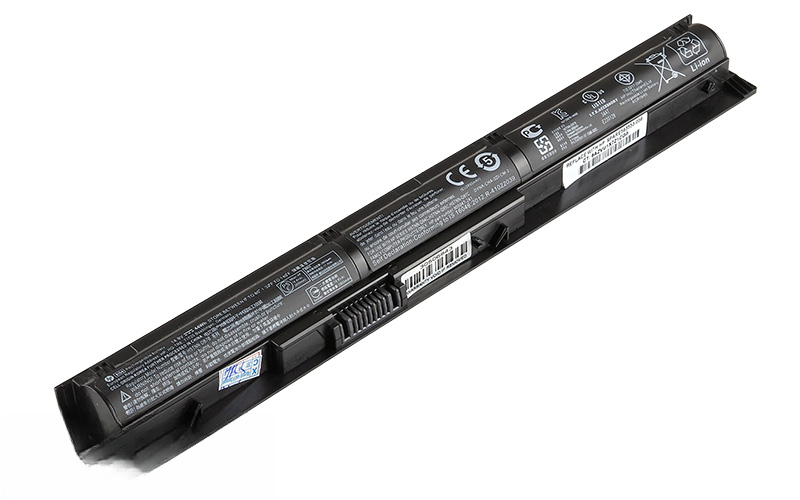 14.8V 2600mAh/38Wh 4-Cell battery for HP ProBook 450 G3 455 G3 470 G3 (P/N: HSTNN-Q97C, HSTNN-DB7B, RI04, RI06XL) – Front view top 45° angle