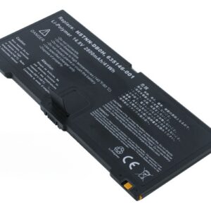 14.8V 2800mAh/41Wh Li-Polymer Battery for HP ProBook 5330m (P/N: HSTNN-DB0H FN04 635146-001 QK648AA) – Front view top 45° angle