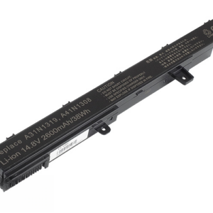 14.8V 38Wh 4-Cell battery for ASUS X551CA X451CA (P/N: A41N1308 0B110-00250100) – Front view top 45° angle